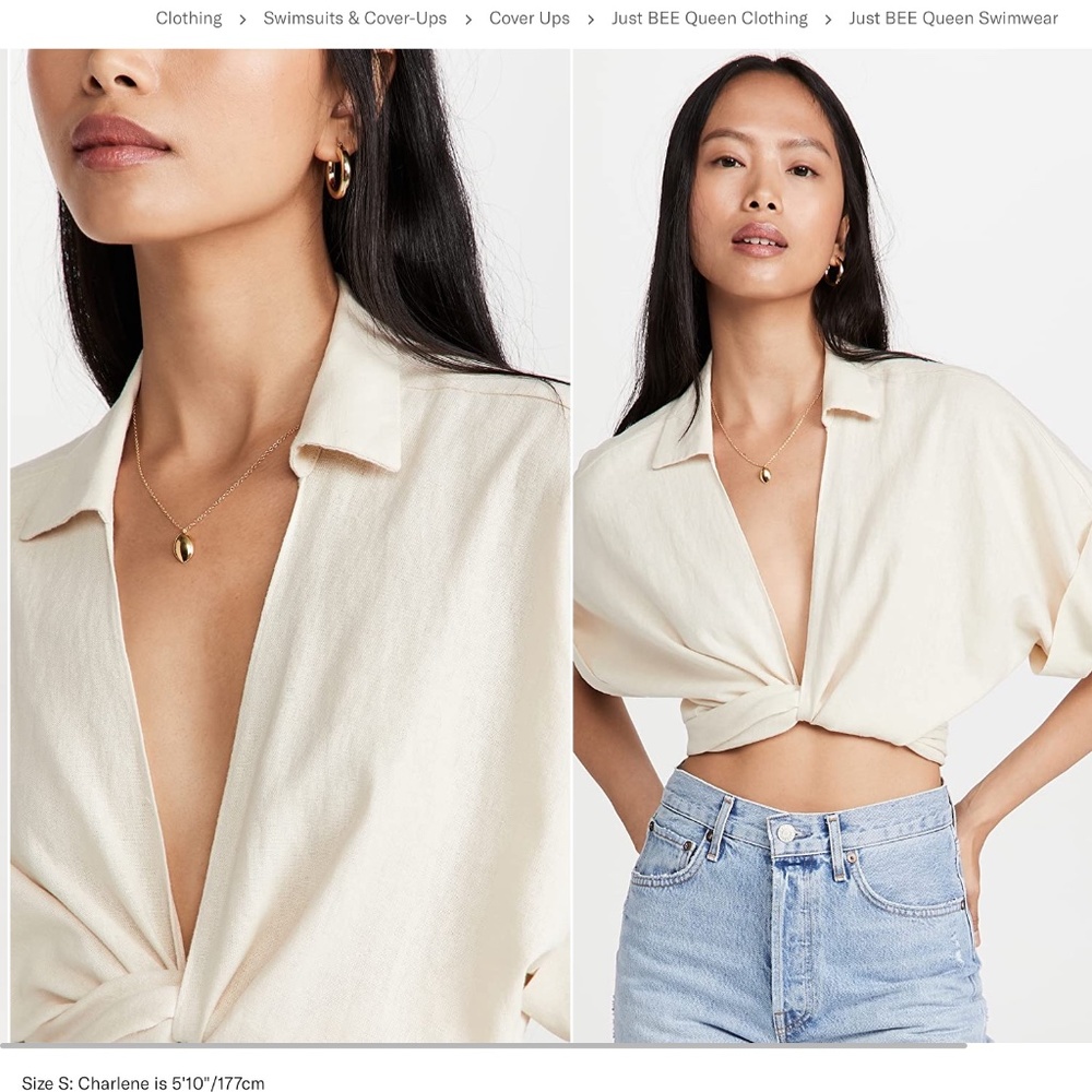 Just Bee Queen Tie Top